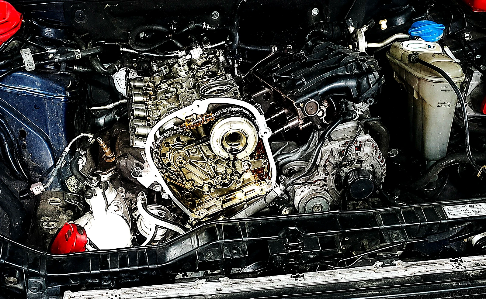 Audi engine teardown