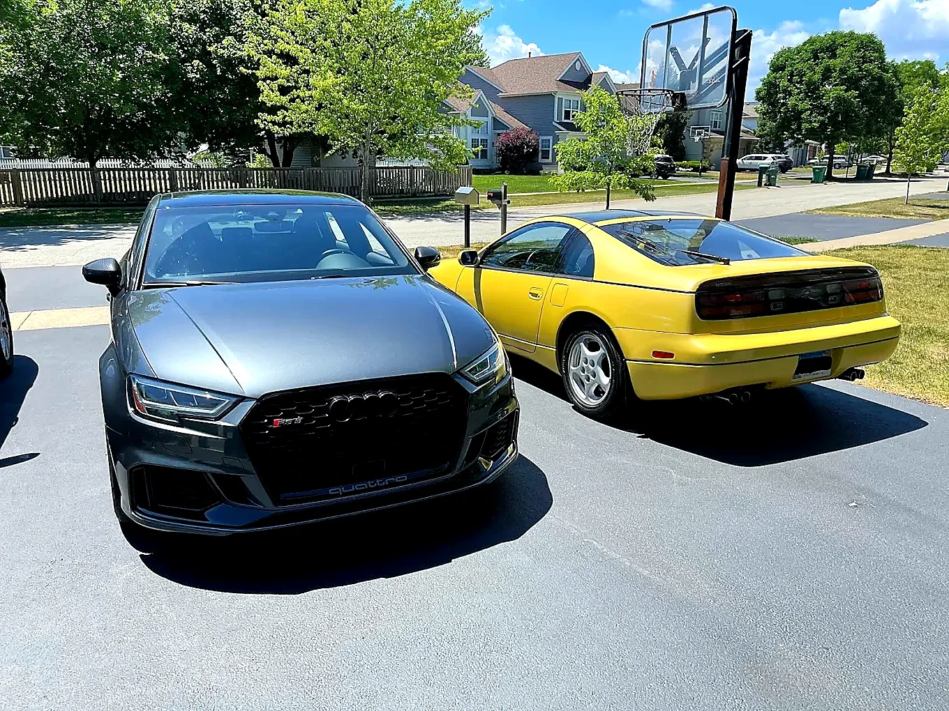 Audi RS and Nissan 300ZX