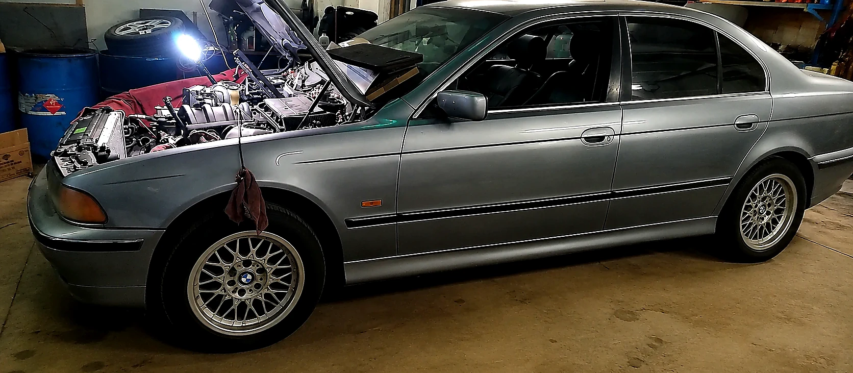 BMW engine work