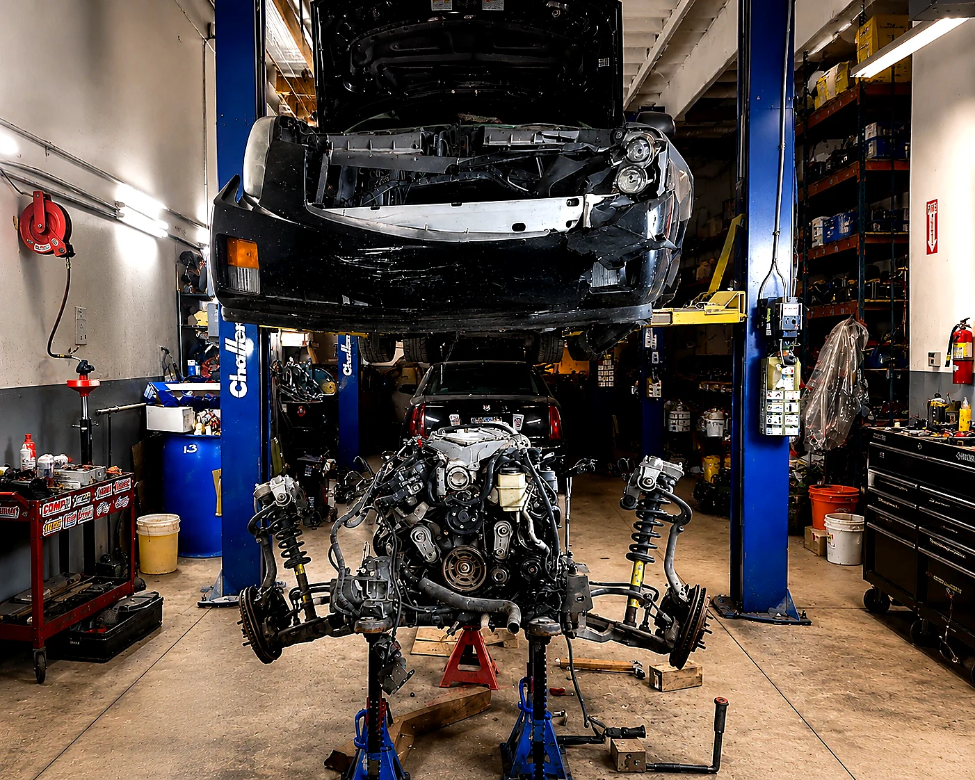 Full engine removal